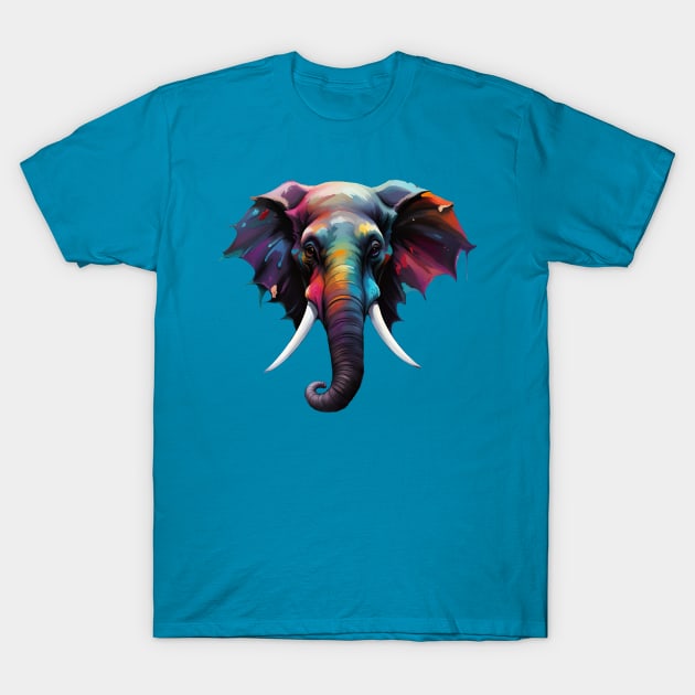 Elephant painter T-Shirt by 3ric-